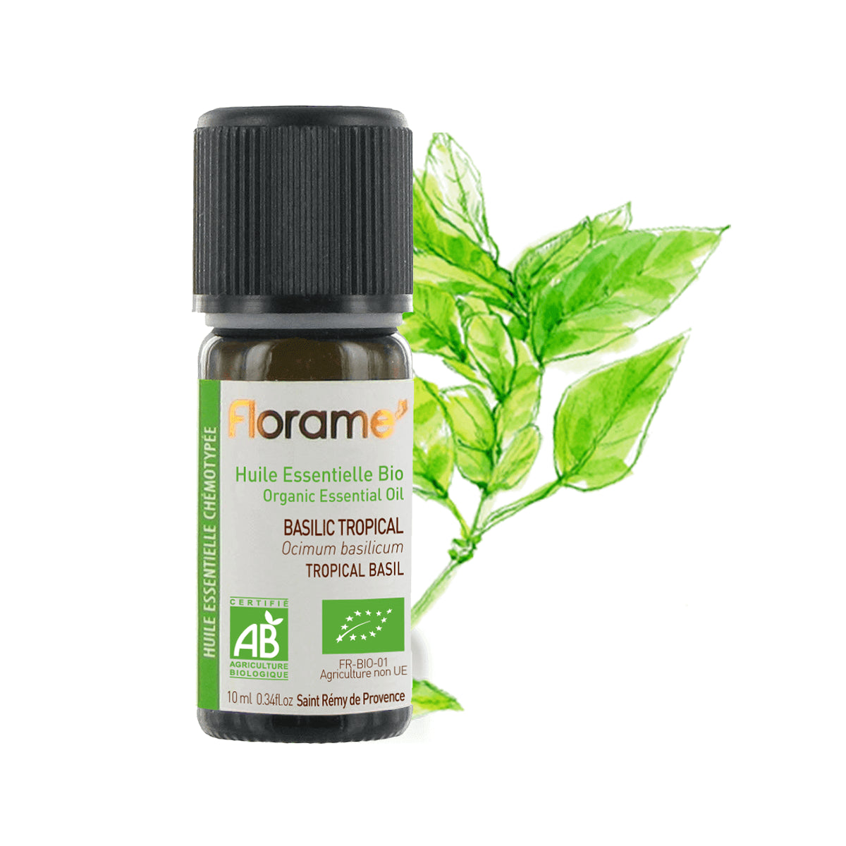 Organic Tropical Basil Essential Oil